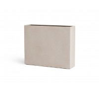 Кашпо treez effectory - серия beton высокий девайдер - белый песок 75 см