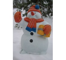 Садовая фигура снеговичок
