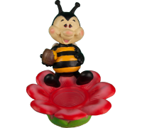 Садовое кашпо Пчела на цветке