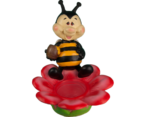 купить Садовое кашпо Пчела на цветке