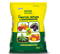 Почвогрунт keva bioterra для томатов и перцев 10л