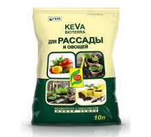 Почвогрунт keva bioterra для рассады и овощей 10л