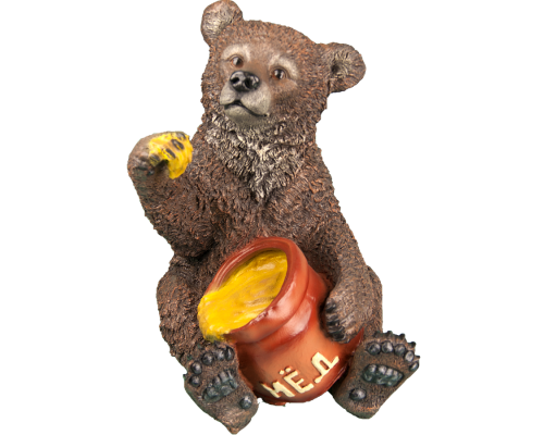 купить Садовые фигуры Медвежонок с медом