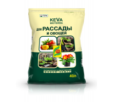 Почвогрунт keva bioterra для рассады и овощей 40л
