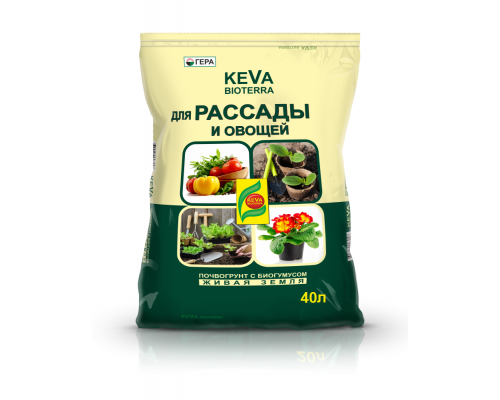 заказать Почвогрунт keva bioterra для рассады и овощей 40л