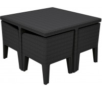 Комплект мебели columbia set 5 pcs графит