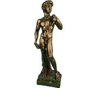 Садовые скульптуры Давид средний бронзовый