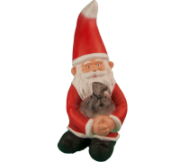 Новогодние фигуры Санта - клаус с мешком 54х22 см