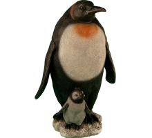 Садовые фигуры Пингвин с пингвиненком
