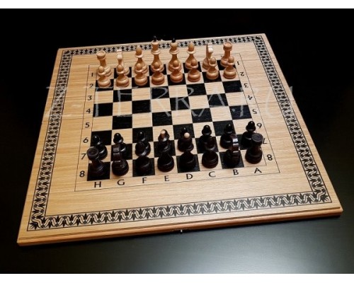 купить Шахматы, шашки, нарды паритет (3 в 1) большие, шпон светлый