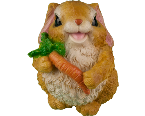 купить Садовые фигуры Заяц с морковкой