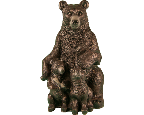 купить Садовые фигуры Медведица с медвежатами