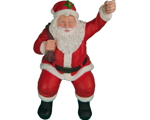 купить Новогодние фигуры Санта - клаус на качелях 63х46 см