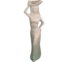 Садовые скульптуры Девушка с чашей на голове