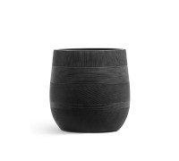 Кашпо treez ergo-серия graphics-округлая чаша-черный графит 43 см