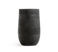 Кашпо treez ergo-серия graphics-высокая округлая чаша-черный графит 54 см