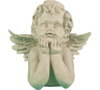 Статуэтка Ангел задумчивый на животе