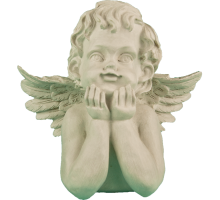 Статуэтка Ангел задумчивый на животе