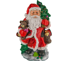 Новогодние фигуры Санта - клаус с мешком подарков 54х40 см