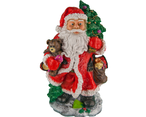 купить Новогодние фигуры Санта - клаус с мешком подарков 54х40 см