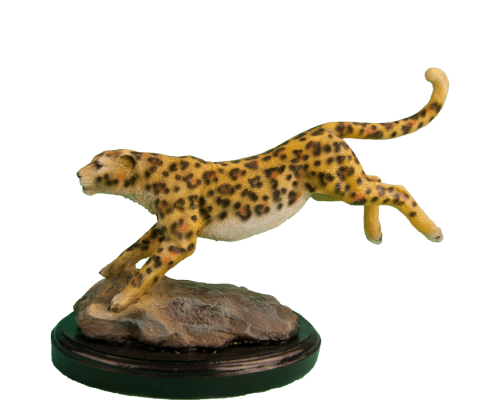 приобрести Сувениры леопард в прыжке