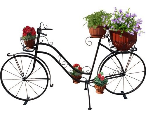 купить Кованый велосипед для цветов 194х55х104 см