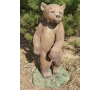 Садовая фигура медведь стоящий
