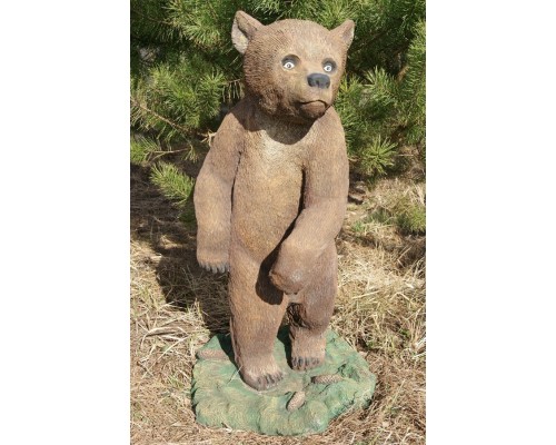 доставка Садовая фигура медведь стоящий