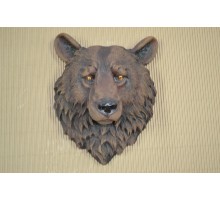 Декоративная голова на стену медведь добрый (ин-7) 26х30х36см