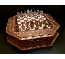 Шахматы подарочные Империал орех антик