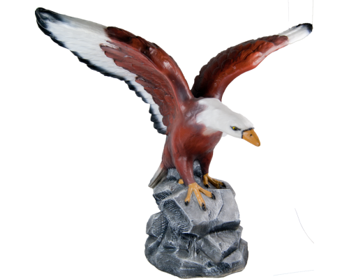 купить Садовая фигура орел на скале 115х105х80 см