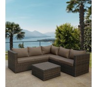 Комплект плетеной мебели  YR825A Brown/Beige