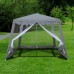 купить Садовый шатер AFM-1036NB Grey (3x3/2.4x2.4)