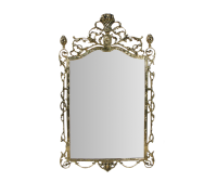Зеркало ешпига в раме, золото bp-50111-d