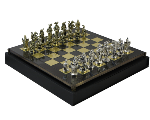 купить Шахматы сувенирные  Рококо MN-502-BK-GS