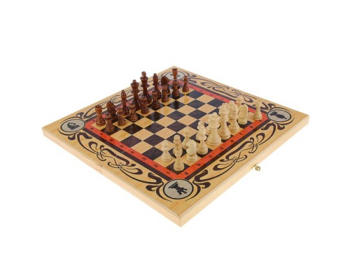 доставка Набор игр шахматы нарды, шашки с доской статус sa-sh-011
