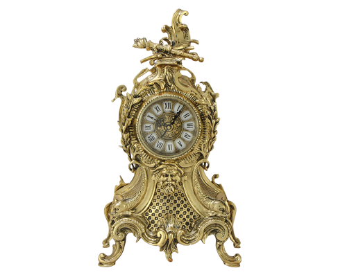 купить Часы Карранка каминные бронзовые золото BP-27064-D