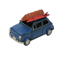 Ретро-автомобиль 60-е гг.  xx в. с лодкой на багажнике RD-1204-A-5010