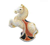 Статуэтка керамическая лошадь белая dr-f-165-w