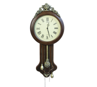 Часы классические настенные с маятником Мон Амур HL-C-8003-A