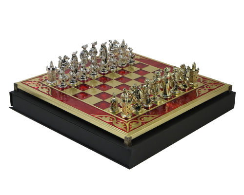 купить Шахматы сувенирные  Рококо MN-502-RD-GS