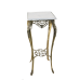 доставка Столик порту высокий с мраморной столешницей, золото bp-50212-d
