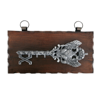 Ключница настенная, хром. kl-841