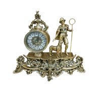 Часы Пастушок каминные золото BP-27088-D