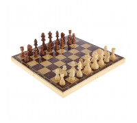Набор игр шахматы нарды, шашки с доской классика sa-sh-014