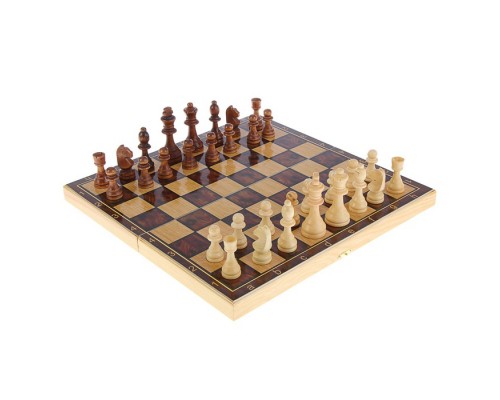 купить Набор игр шахматы нарды, шашки с доской классика sa-sh-014