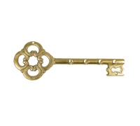 Ключница металлическая золотой ключик al-80-305