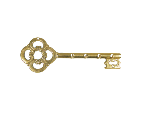 купить Ключница металлическая золотой ключик al-80-305